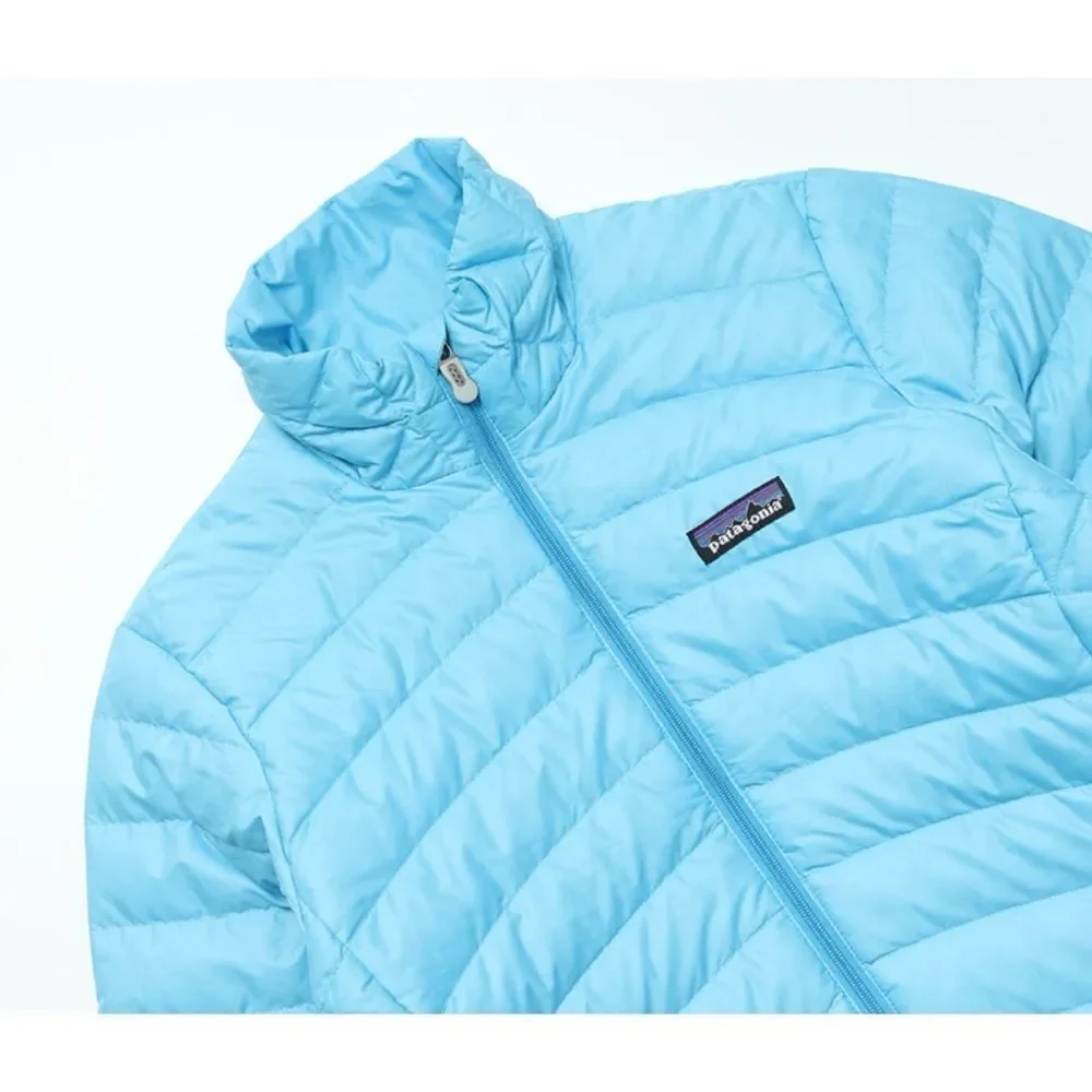 Patagonia Down Sweater Jacket in Robins Egg Blue Size S ~ Excellent
